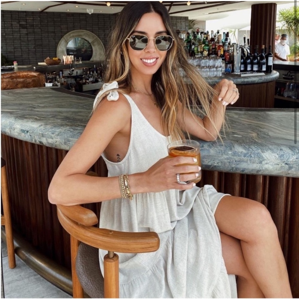 Rachel Pally Adelaide Linen Dress in Natural